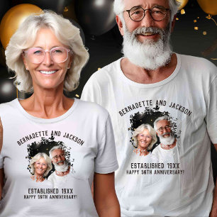 T-shirt Grand-parent correspondant Anniversaire Nom de la