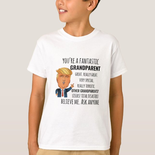 T-shirt Grand-parent Meilleur cadeau (Devant)
