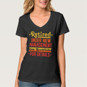 T-shirt Grand-Parents Retraités Sous Un Nouveau Gran De Ge