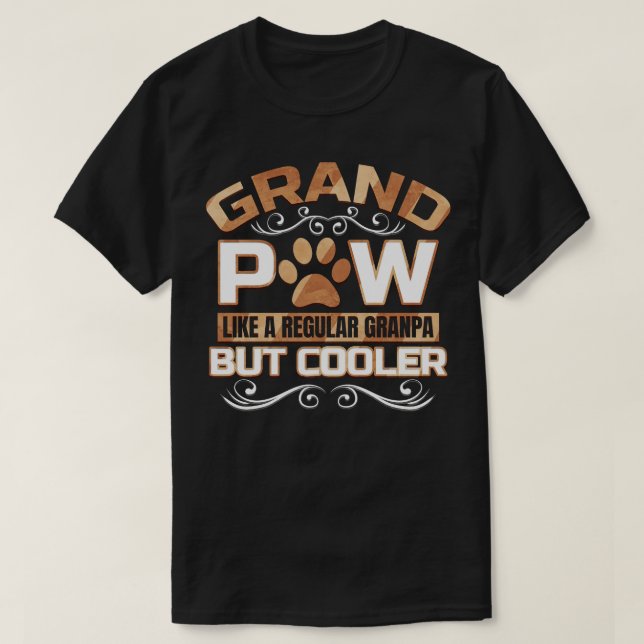 T-shirt Grand Paw mais Glacière Granpas Grand-père (Design devant)