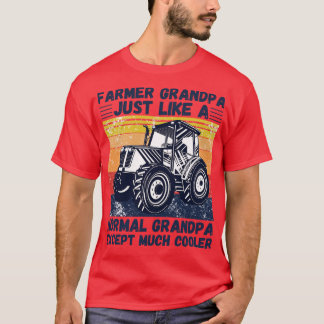 T-shirt Grand-Père Agricole Comme Un Grand-Père Normal Sau