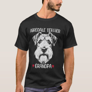 T-shirt Grand-père Airedale Terrier 1