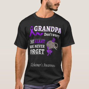 T-shirt Grand-père Alzheimer Sensibilisation Elefant
