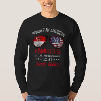 T-shirt Grand-père américain indonésien vintage