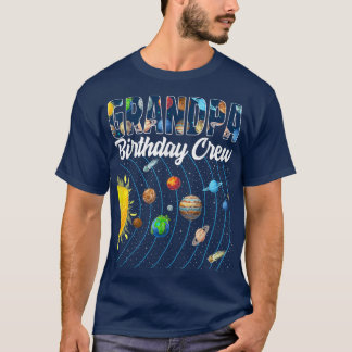 T-shirt Grand-père Anniversaire de l'équipage du système s