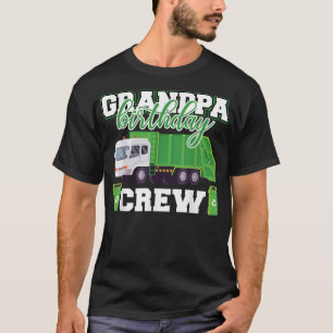T-shirt Grand-père Anniversaire Équipage de déchets Camion