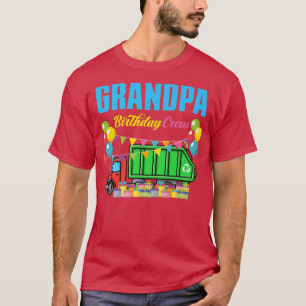 T-shirt Grand-père Anniversaire Équipement Chariot Garbage