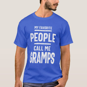 T-shirt Grand-père Cadeau Mon Favori Appelez-moi Gramps Ho