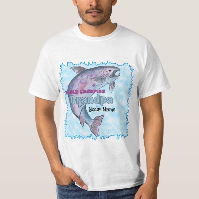 T-shirt Grand-père Champion du Monde (Devant)