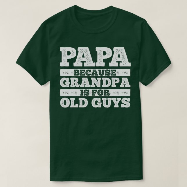 T-shirt Grand-Père cool Papi Art Pour Hommes Grand-Père Pa (Design devant)