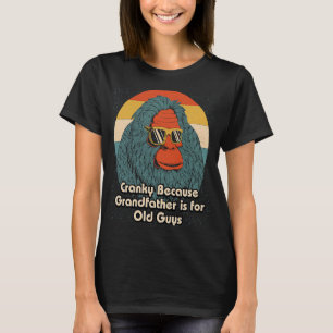 T-shirt Grand-père cranky pour les vieux garçons Papa plai