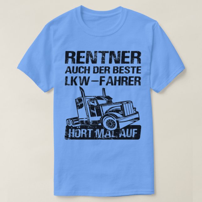T-shirt Grand-père de camionneur pensionné (Design devant)