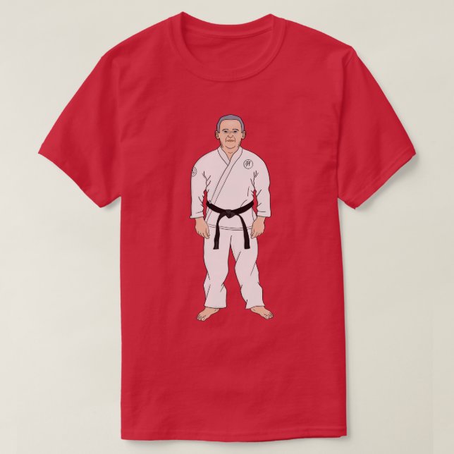 T-shirt Grand-père de ceinture noire (Design devant)