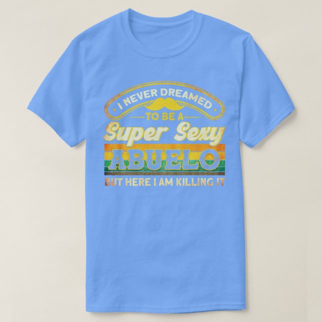 T-shirt Grand-père de fête des pères Abuelo (Design devant)
