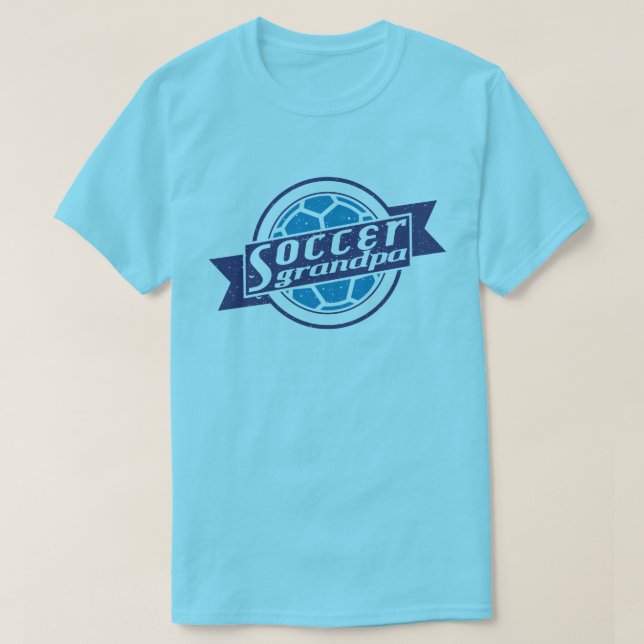 T-shirt Grand-père de football Nom et numéro Retour Imprim (Design devant)