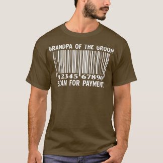 T-shirt Grand-Père De Groom Analyser Pour Le Mariage De Pa