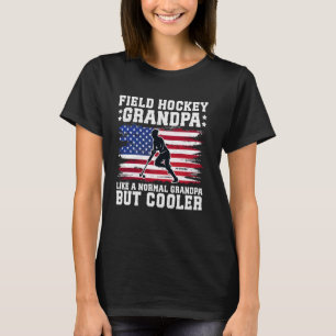 T-shirt Grand-père de hockey de cool de terrain Joueur de