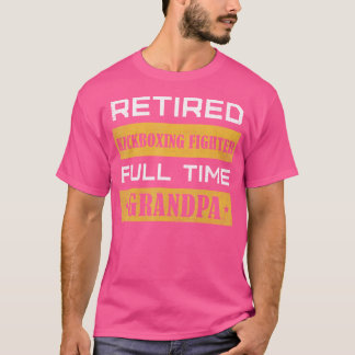 T-shirt Grand-père de Kickboxter à la retraite