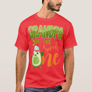 T-shirt Grand-père de la douce Un 1er anniversaire Avocado