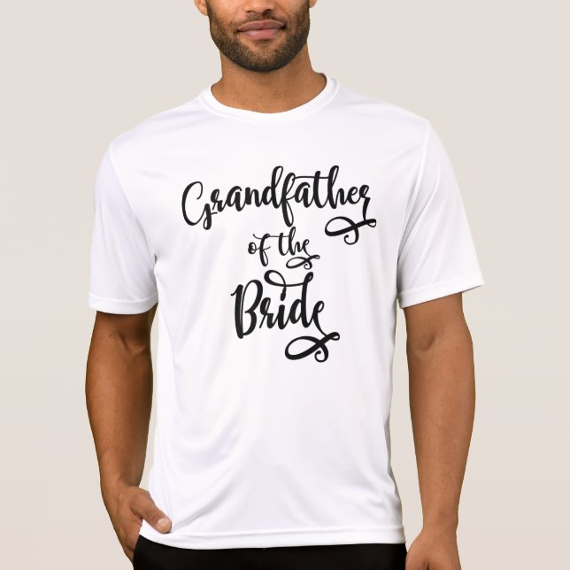 T-shirt Grand-père de la mariée (Devant)