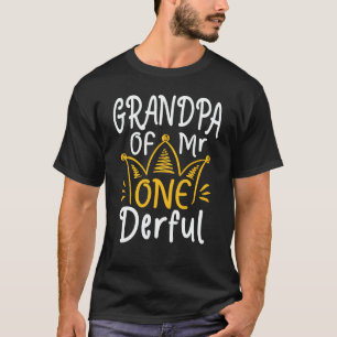 T-shirt Grand-père de M. Onederful 1st Birthday Matching