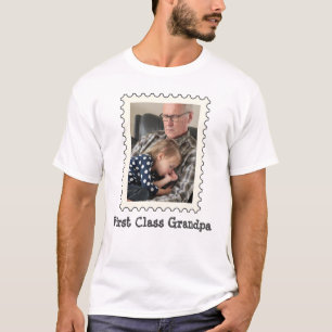 T-shirt Grand-père de première classe Meilleur grand-père 