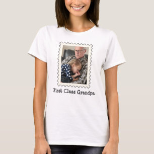T-shirt Grand-père de première classe Meilleur grand-père