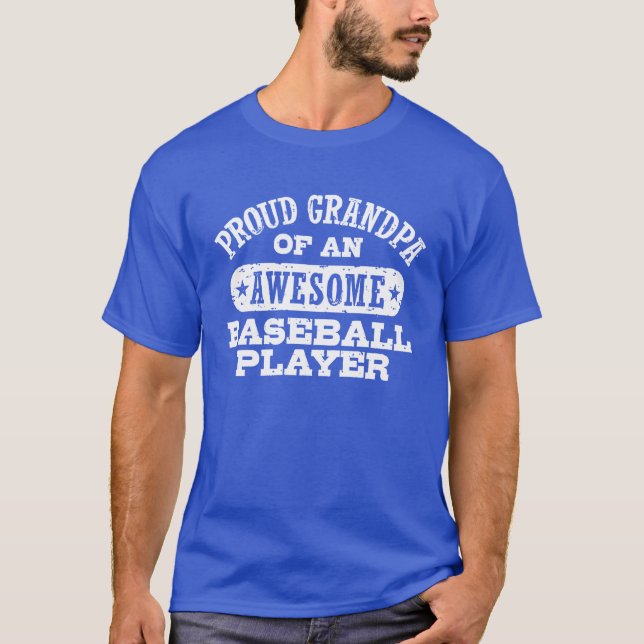 T-shirt Grand-père du baseball (Devant)