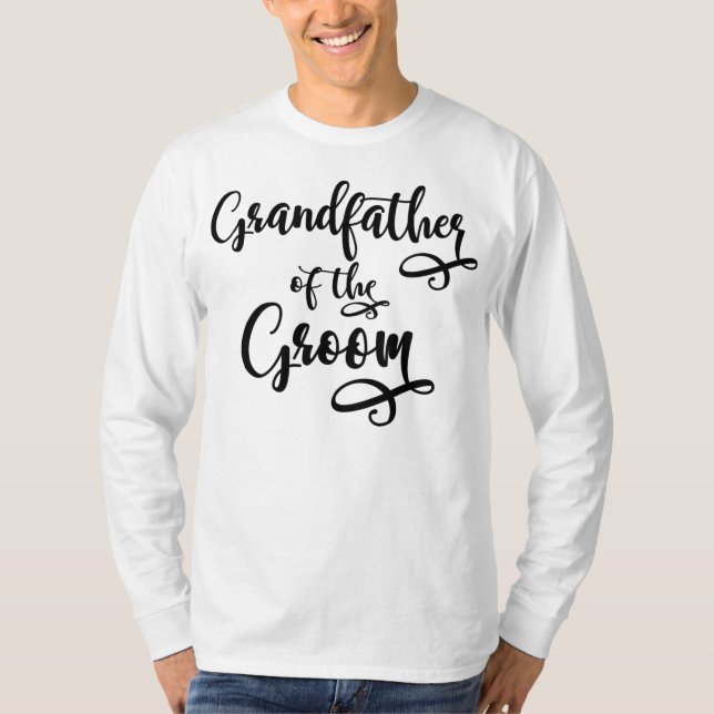 T-shirt Grand-père du marié (Devant)