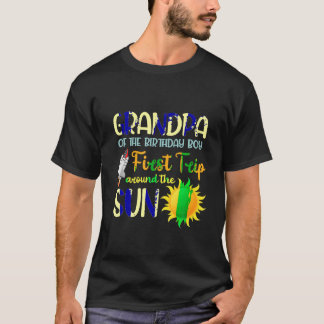 T-shirt Grand-Père Du Premier Enfant Garçon Premier Voyage