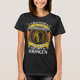 T-shirt Grand-père et grand-fille lien spécial qui ne peut