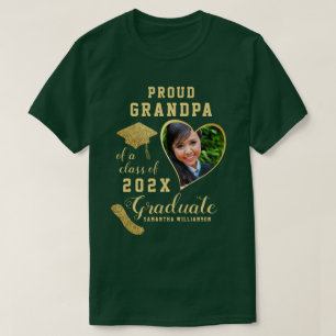 T-shirt Grand-père fier et personnalisé d'un diplômé de la