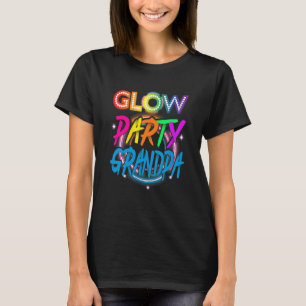 T-shirt Grand-père Glow Party   Effet de projection de pei