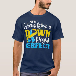 T-shirt Grand-Père Grand-Mère Du Syndrome De Down Grand-Fi
