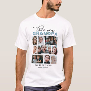 T-shirt Grand-père/grand-père/autre texte personnalisé de 