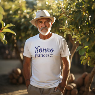 T-shirt Grand-père grand-père italien de Nonno Grand-père 