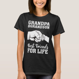 T-shirt Grand-père Grandson Cadeau Amis Premier Bump Grand