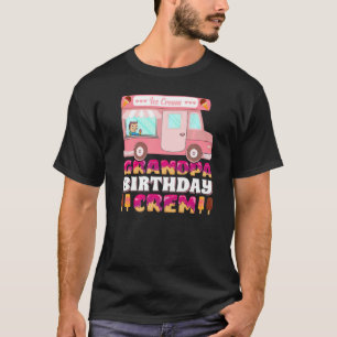 T-shirt Grand-père Hommes Anniversaire Crew Crew Camion Ca