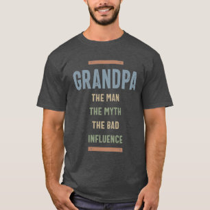 T-shirt Grand-Père Le Mythe La Mauvaise Influence