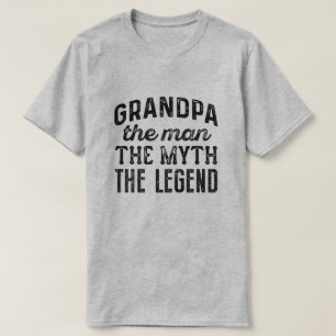 T-shirt Grand-Père L'Homme Le Mythe La Légende