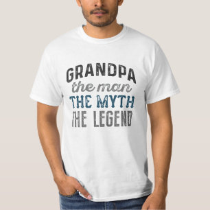 T-shirt Grand-Père L'Homme Le Mythe La Légende