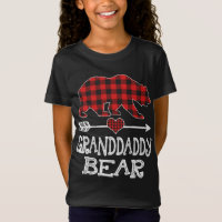 Grand-père Ours Pajama de Noël Buffle rouge carné