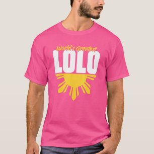 T-shirt Grand-père philippin Lolo le plus grand du monde