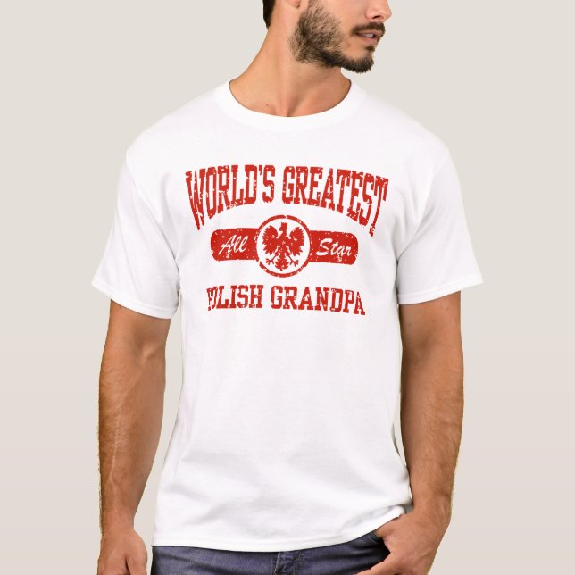 T-shirt Grand-père polonais (Devant)
