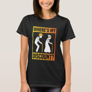 T-shirt Grand-père retraité citoyen aîné grand-mère retrai