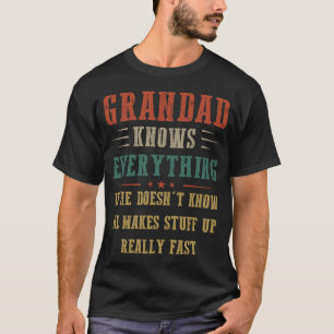 T-shirt Grand-Père Sait Tout