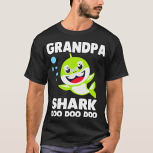 T-shirt Grand-père Shark Funny Fathers