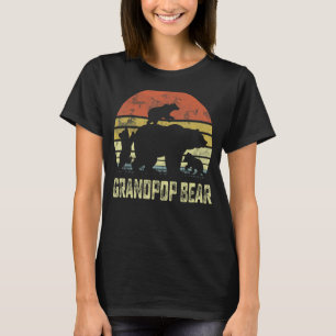 T-shirt Grand-pop Bear Matching Family Cub 3 enfants Père