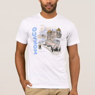T-shirt Grand prix De Monaco 1937 - texte bleu