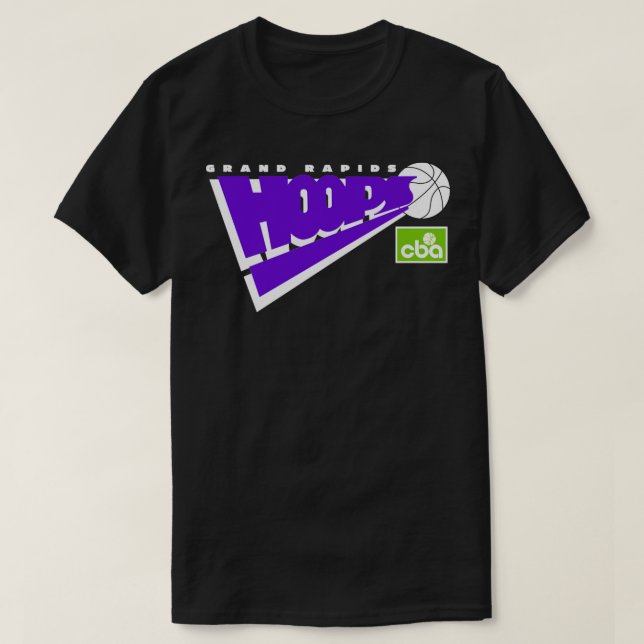 T-shirt Grand Rapids Hoops CBA Basketball (Design devant)